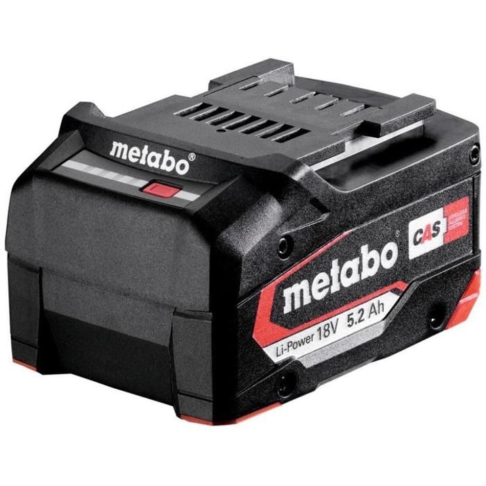 Metabo 625028000 Batterie pour outil 18 V 5.2 Ah Li-Ion