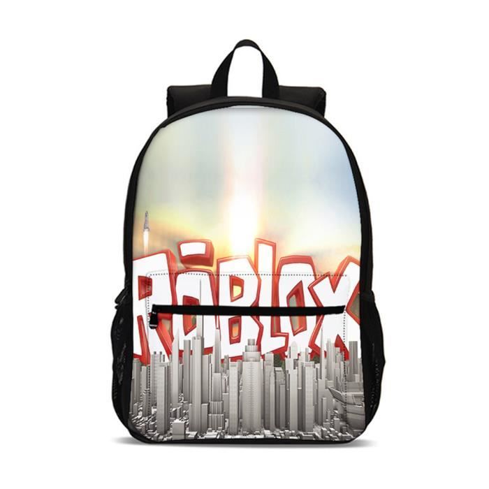 Sac a dos ecole Cartable college USB Roblox Sac dos Cartable ecole ...