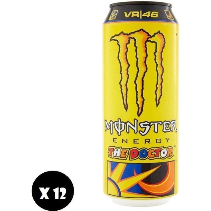 Monster Boisson Energisante Medecin Vr46 50 Cl 12 Canettes Cdiscount Au Quotidien