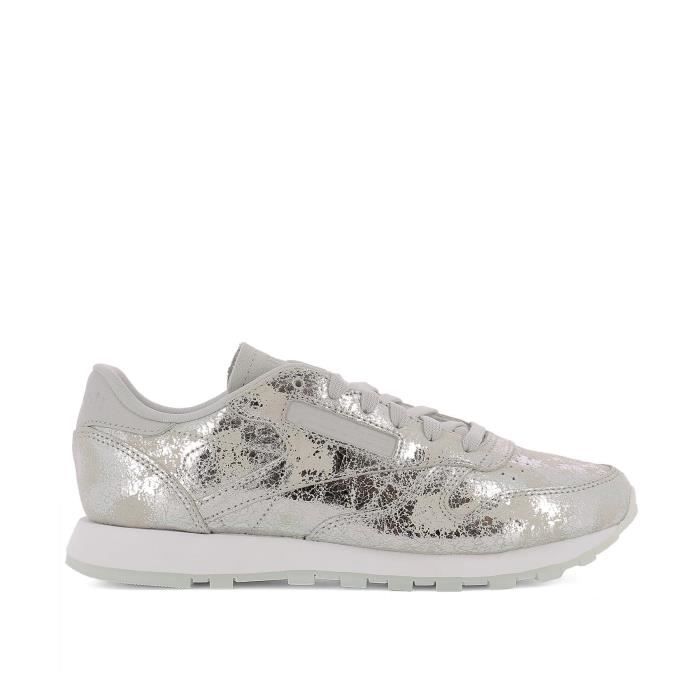 basket reebok femme argent