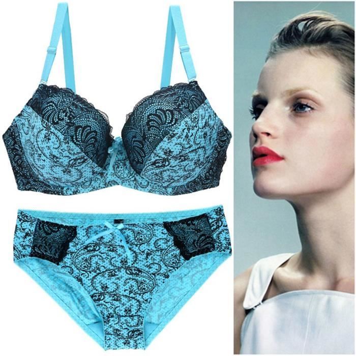 Ensemble Lingerie Haixia - Soutien-gorge Balconnet Bonnet D Taille 95 - Neuf Avec étiquettes