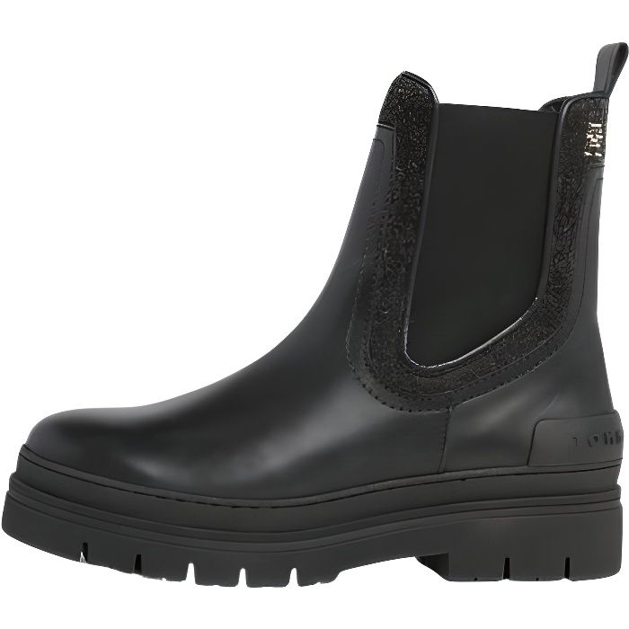 Bottine tommy hilfiger femme noir sales