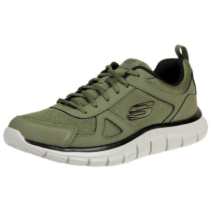 Chaussures skechers top homme verte