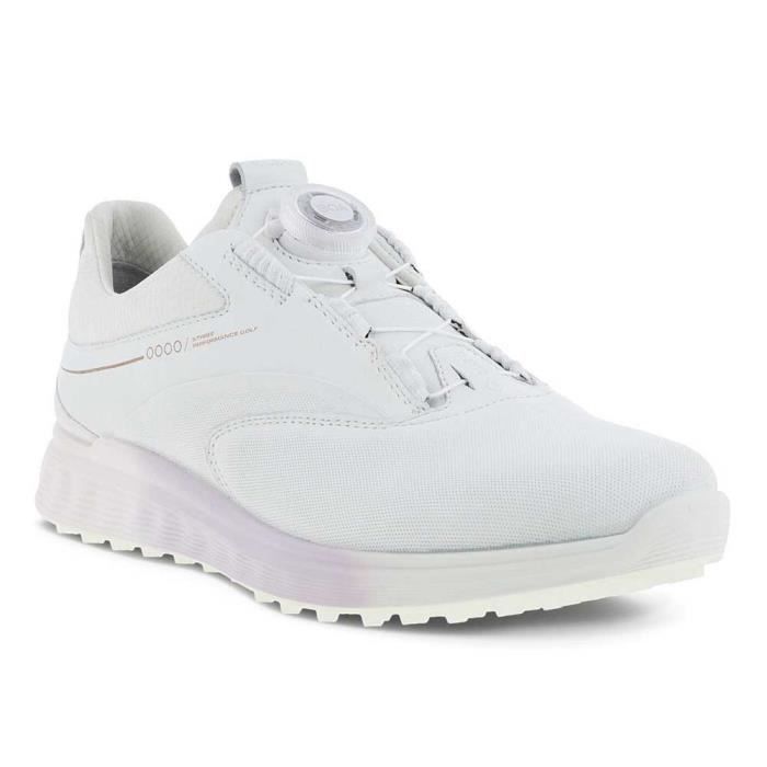 ecco chaussures de golf en cuir respirant sans brochettes pour femmes 2023 w s-three imperméables