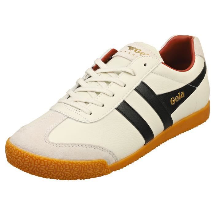 Gola Baskets - Gola - HARRIER - Homme - Blanc - Cuir - Lacets