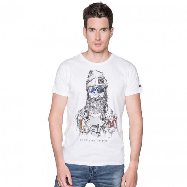 Hommes Vêtements Hauts & t-shirts T-shirts T-shirts imprimés Deeluxe 74 T-shirts imprimés Teeshirt 