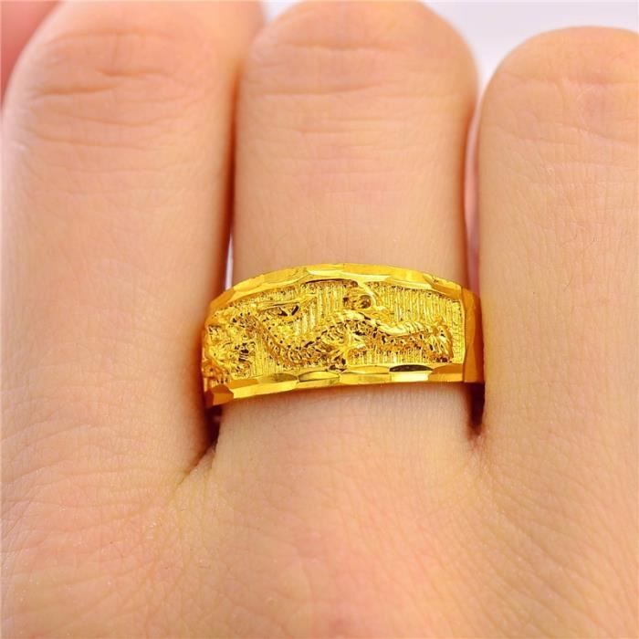 Dominateur Or Phoenix Couple Bague Ouverture Réglable B…