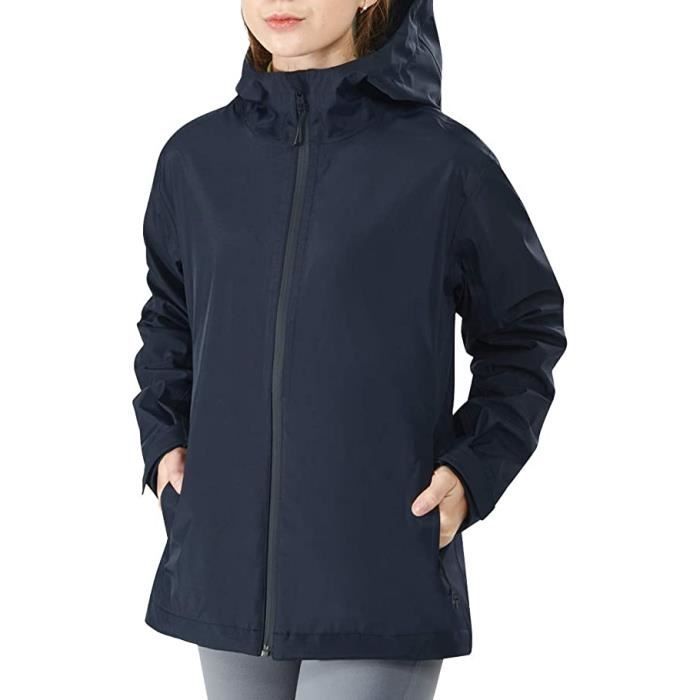 GOPLUS Manteau d Hiver Veste Imperm able Perm able Femme Noir Bleu