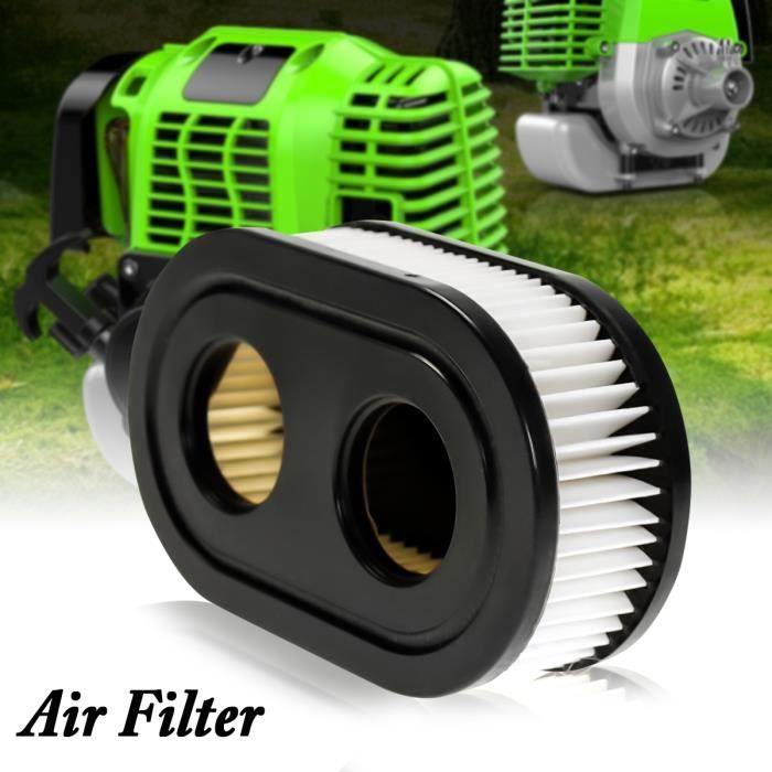 HUAREW Filtre à Air Tondeuse + Bougies - Pour Briggs & Stratton 593260 - Compatible TB200, TB330, Séries 500/600