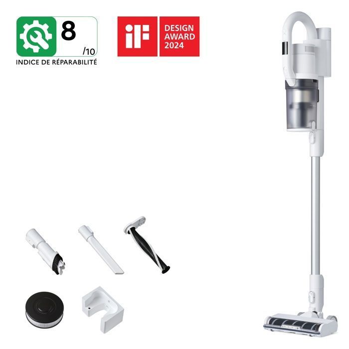 Nilfisk - Aspirateur balai sans fil  - Autonomie 60 minutes - S1 Home Plus - 20 kPa - 550 W - Nilfisk