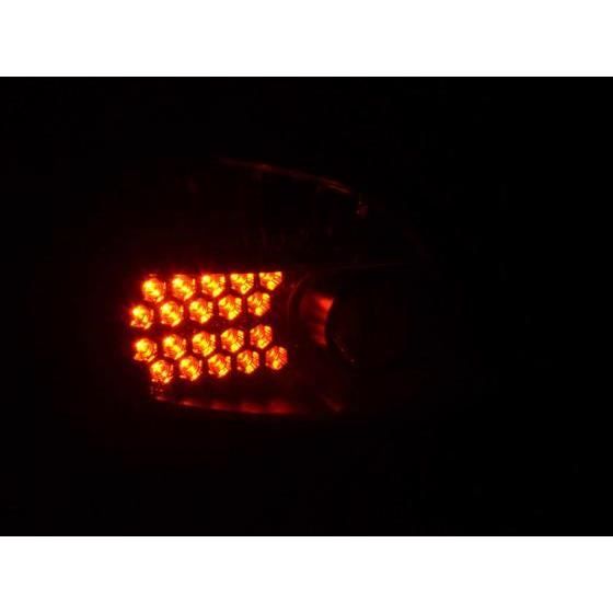 LED Feux arrières pour Peugeot 206 CC Cabrio année 98-05, noir - - année: 1998 à 2005- couleur: noir