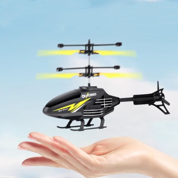 Hélicoptère télécommandé 2,4 GHz, mono-hélice, gyroscope, avion RC à 4 canaux pour débutants, autonomie de vol de 39 min, décollage/atterrissage en une seule touche, pour enfants 8 ans et plus | FR