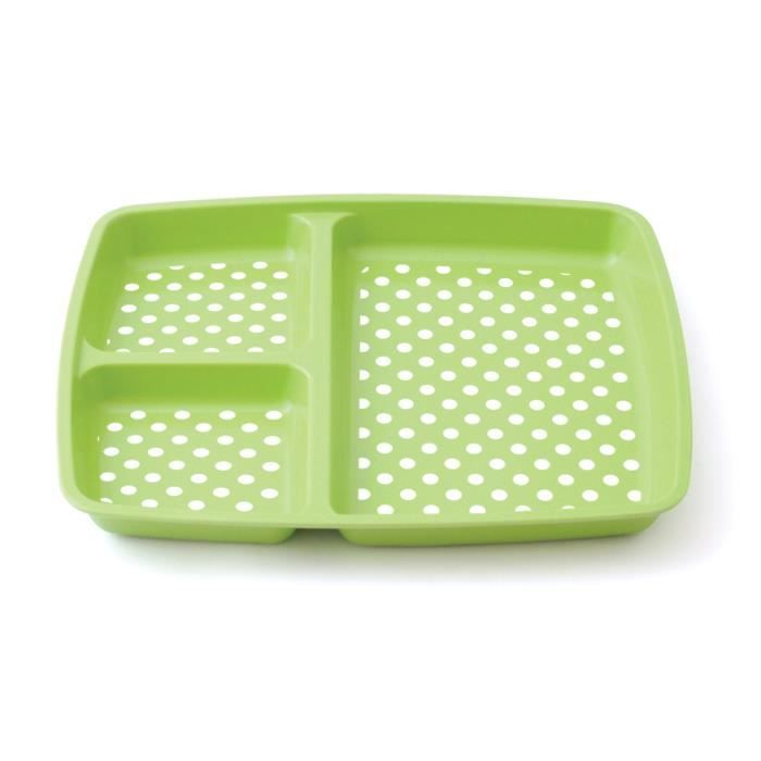 Assiette /à 3 compartiments et bol bleu//vert 4 pi/èces Munchkin Splash