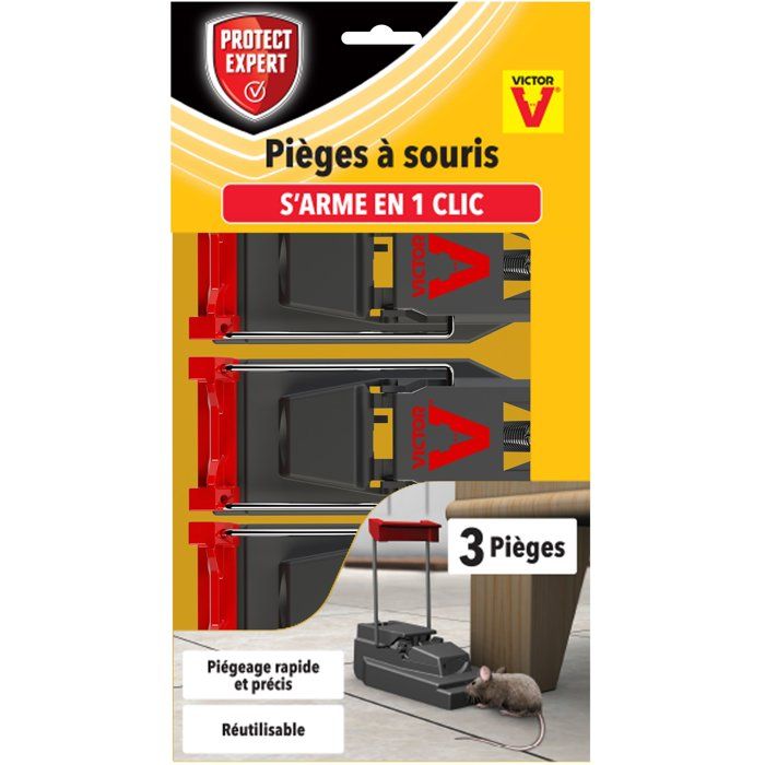Piège à plastique Protect Expert 3 pièces