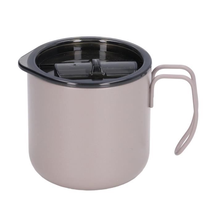 Tasse Isolante Voyage En Acier Inoxydable - Avec Couvercle Et Poignée, Capacités 12 Et 20 Oz