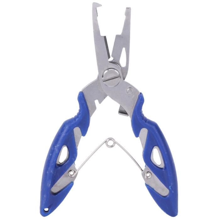 Pince Multiprise En Acier Inoxydable HTI, 5,5 Pouces, Avec Cran De Blocage, Pour La Pêche
