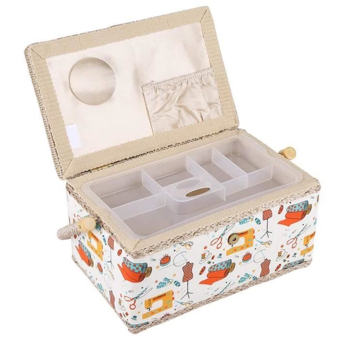 Mallette De Rangement Pliable 3 Couches Avec Poignée - Boîte à Outils Cosmétiques, Accessoires, étanche - Organisateur Portable
