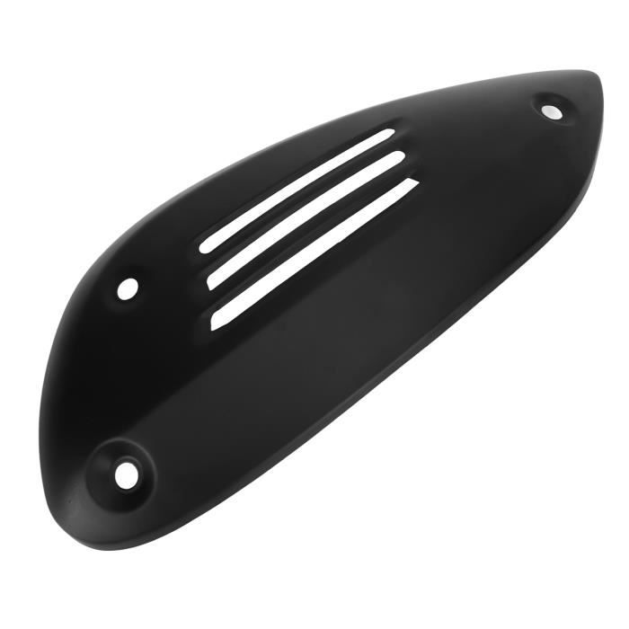 Pare Chaleur Échappement Moto en noir pour coude 254 mm Pare Chaleur Échappement Moto en noir pour coude 254 mm