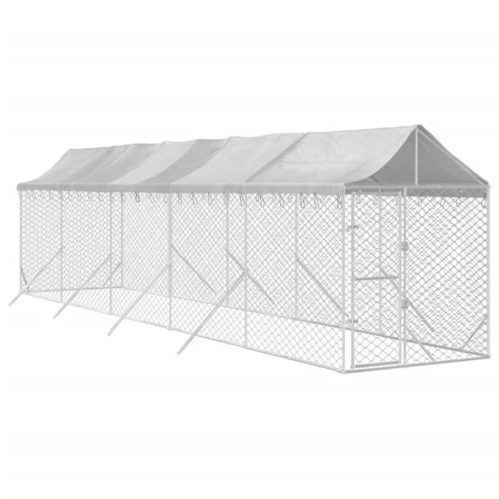 chenil-d-ext-rieur-pour-chiens-avec-toit-argent-2x10x2-5-m-salalis