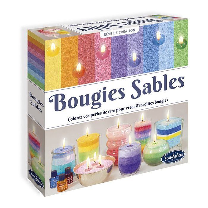 Jeu Créatif SentoSphère Bougies Sables – Cire Sous Forme de Sable - vue 2