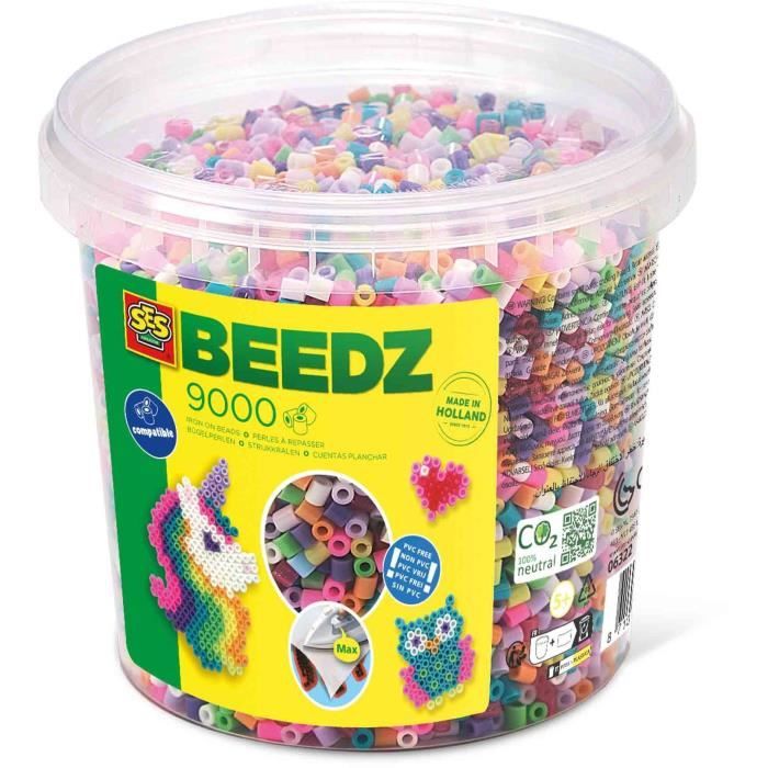 GangGangHao Lot De 750 Perles Rondes Naturelles Lisses - Pierres