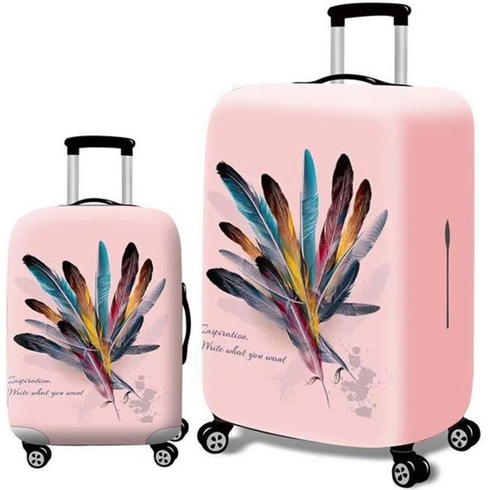 Protection Valise U00c9lastique Flamingo Ananas Voyage Valise
