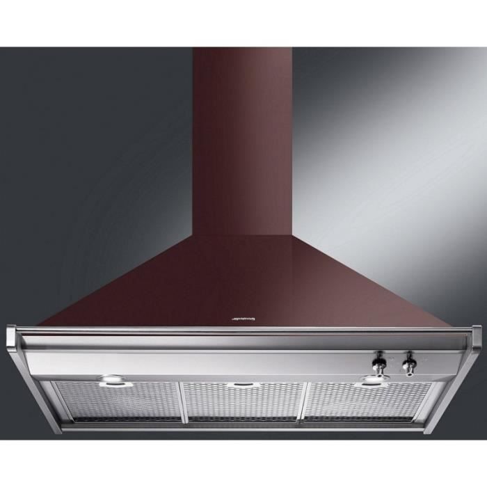 Hotte Smeg Kd 90 Rw 2 Hotte Decorative Hotte Achat Vente Hotte Cdiscount