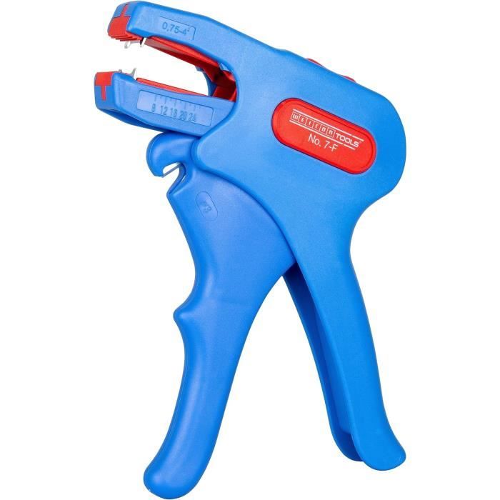 WEICON Pince à dénuder N° 7-F - Pour câbles plats 0,75-4,00 mm² - Coupe