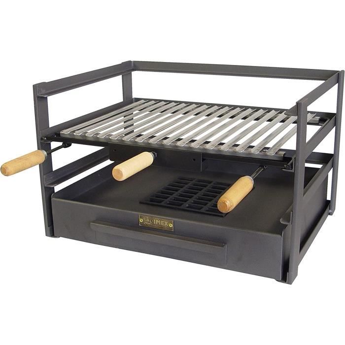 IMEX EL ZORRO 71482.0tiroir Barbecue avec Grille, Noir, 72x 41x 35cm582 ...