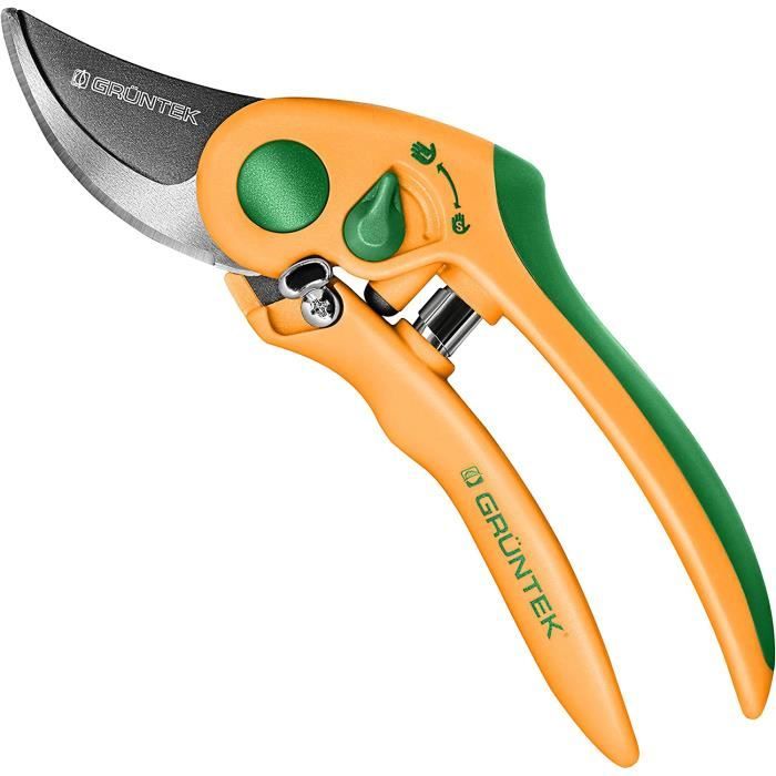 Sécateur De Jardin Ergonomique - Cisaille Pour Taille Plantes, Fleurs, Bonsaïs, Légumes (Acier 3Cr13) - 11