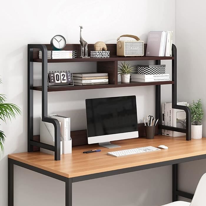 FPIGSHS Industriel Bibliothèque de Bureau,Tabletop Étagères de