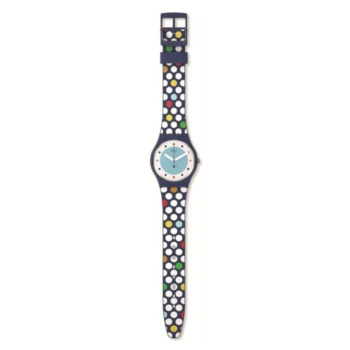 Bracelet silicone et plastique femme - Swatch - Montre Swatch Spots Of Joy