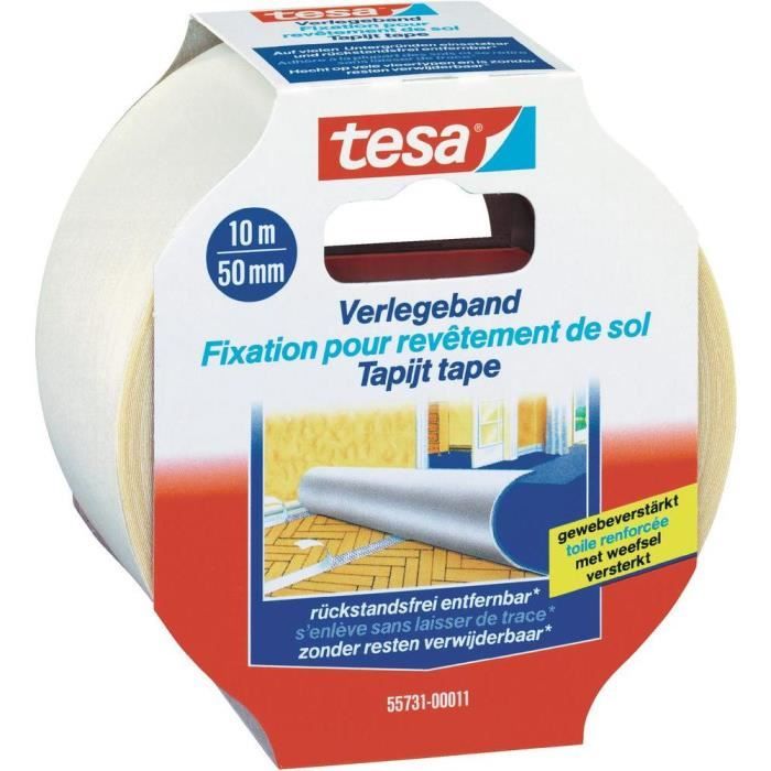 Tesa Ruban Adhesif Double Face S Enleve Sans Trace Toile