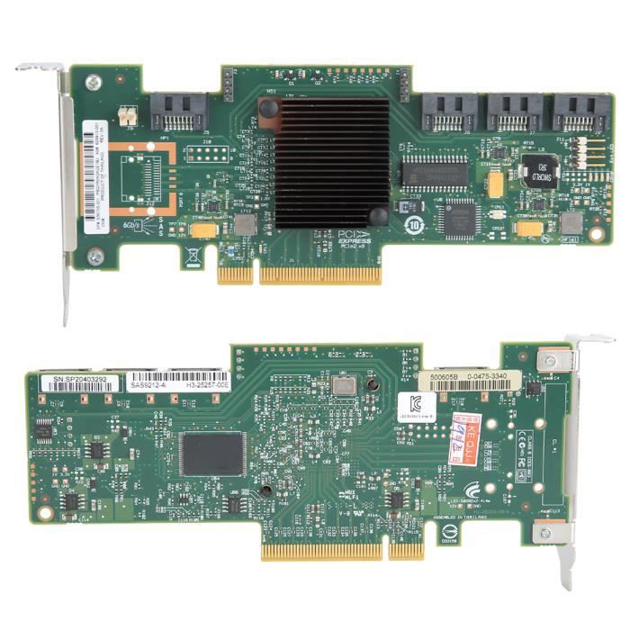 Carte RAID SATA bimode - TMISHION - LSi 9212-4i - 4 ports - 6 Go ...