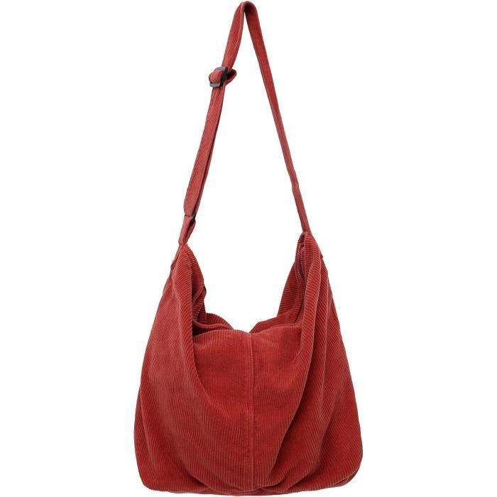 Sac À Bandoulière En Velours Côtelé Pour Femme Environnement Sac À Main