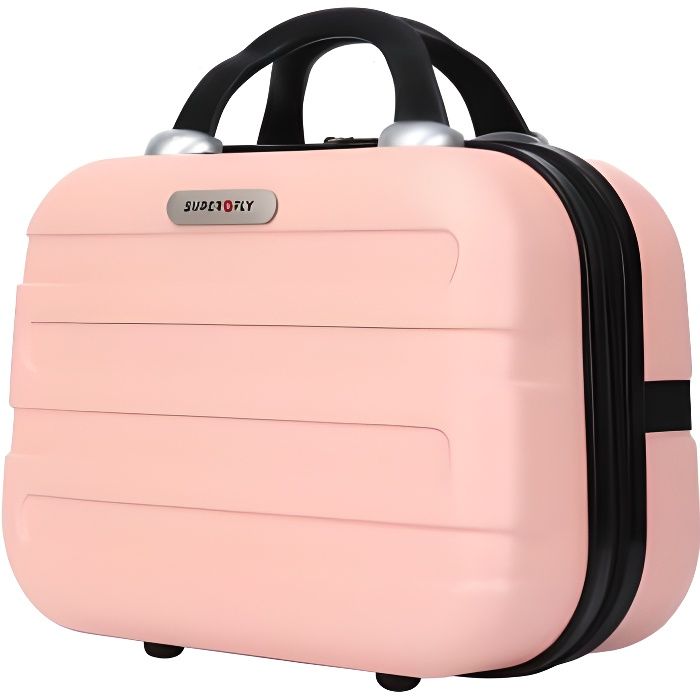 Trousse De Toilette Roxy Cute Plane - Taille Moyenne, 15.5x24x8.5 Cm - Noir, En Polyester Recyclé