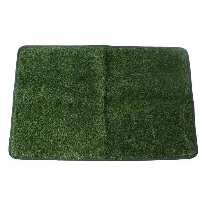Meilleurs prix pour Vvikizy Bac à litière pour chien Portable avec Artificial Grass - Toilette pour chien, Réutilisable, Facile à nettoyer
