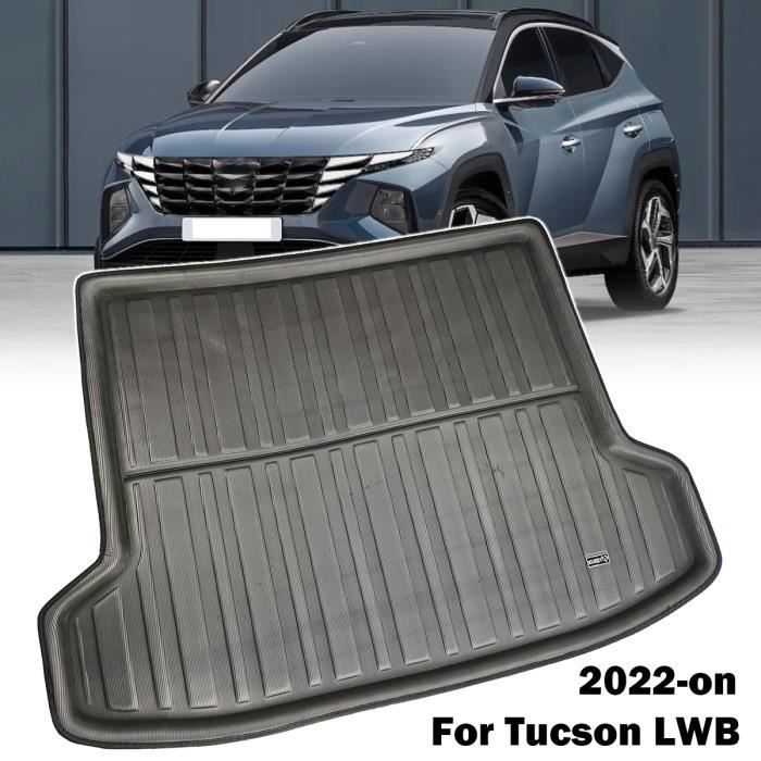 XUKEY - Tapis de Coffre Arrière Sur Mesure étanche Pour Hyundai Tucson NX4 LWB 2022 2023 Arrière à bagages spécifique