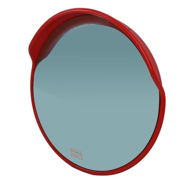 Miroir De Sécurité Convexe 30 Cm - Grand Angle, Support Murale Réglable Pour Garage, Allée, Entrepôt | Acrylique Léger