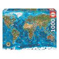 Puzzle 1000 pièces - EDUCA - 100 merveilles du monde - Adulte - Mixte-1