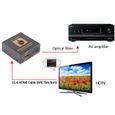 extracteur HDMI soutient l'audio et vidéo adaptateur HD HDMI vers HDMI ARC conversion 1080p 4K HD matériel accessoires multimédias-1