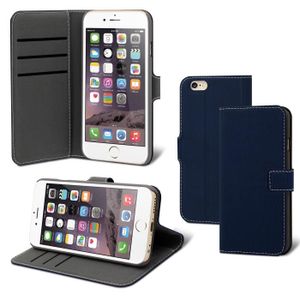 Housse Portefeuille Pour IPhone 6/6S Blanche Simili Cuir - Fabriqué En France, Occasion