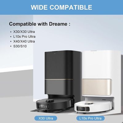 12 Sacs à Poussière 3L Pour Aspirateurs Robot Dreame X40/X50/L50/L10s Pro Ultra - Compatible Plusieurs Modèles