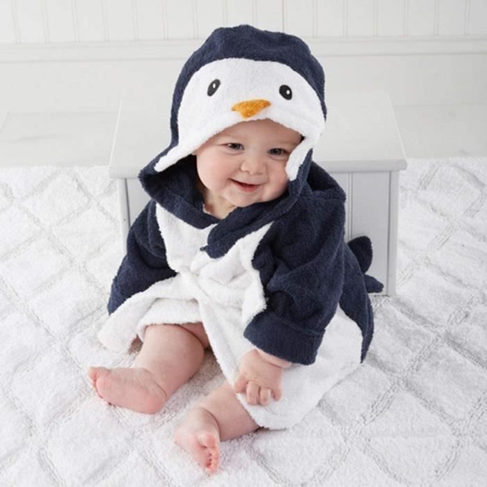 Peignoirs Robe de Chambre Polaire Enfant Peignoir Sortie de Bain a Capuche Animaux pour Bebe Cape de Bain Flanelle Micro 317733 Cdiscount Maison