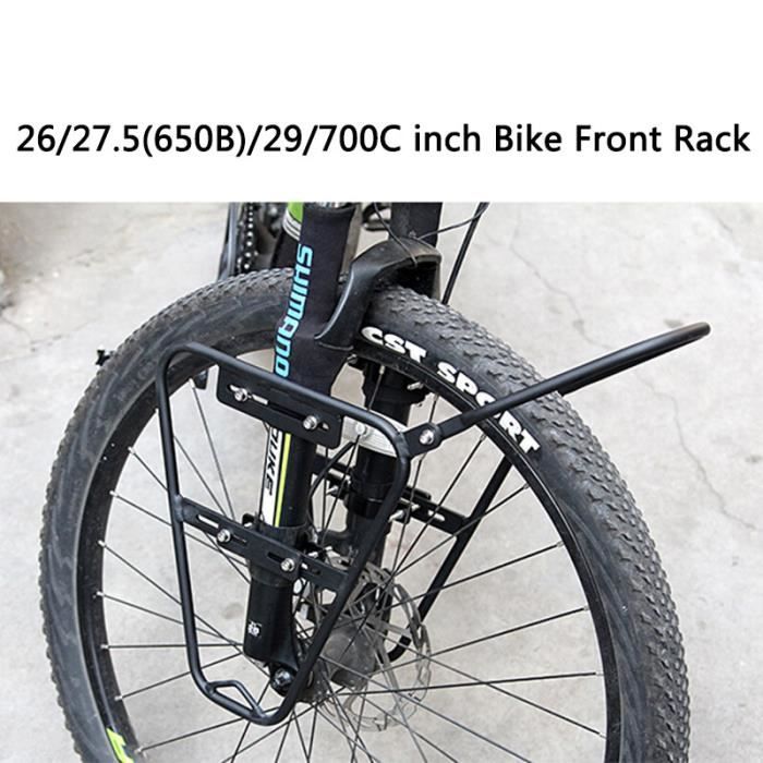 Porte bagages velo Support avant pour velo de 26 pour vtt 650B fourche de frein a disque V voyage longue Distance D744788760 Cdiscount Sport