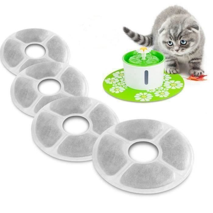 4 Filtres Charbon Actif Anti-Odeur Pour Litière Chat, Poubelle Et Composteur – Absorption Maximale Mauvaises Odeurs