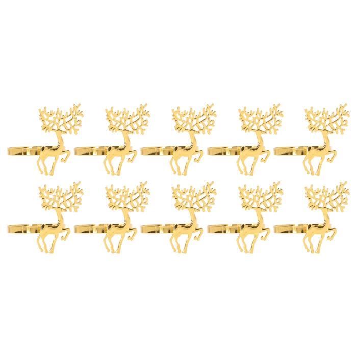 Boules de Noël en forme de cerf (lot de 3) - Décoration à suspendre