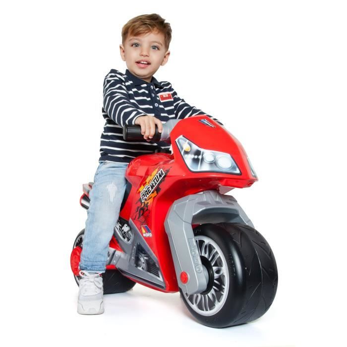 Moto autoportée Molto Cross Premium - Rouge - Pour enfant de 2 ans
