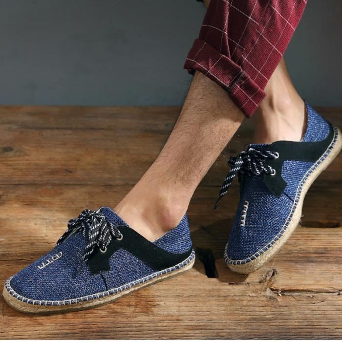 Chaussure toile semelle best sale corde