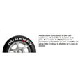 Enjoliveurs pour jantes en acier NRM STIG Jeu de 4 enjoliveurs bicolores Plastique ABS (blanc/noir, 17")-2